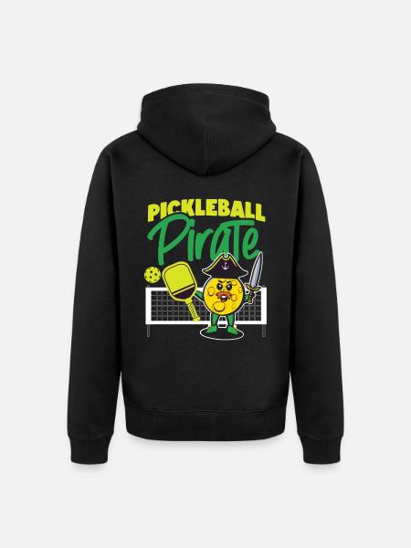 Pickleball Pirate Pickleball - Veste à capuche bio Premium Unisexe - noir