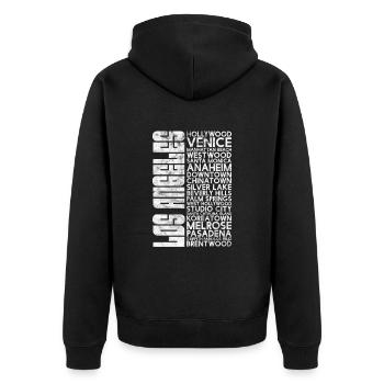 California USA Holidays America Cadeau - Veste à capuche bio Premium Unisexe - noir - Dos - Nico (187cm)