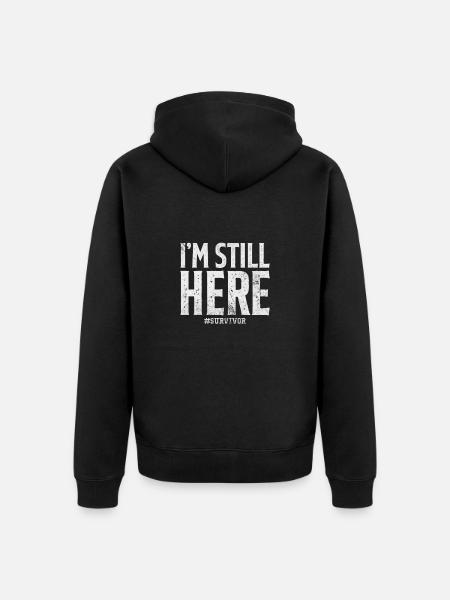 Krebs - Unisex Premium Bio Zip Hoodie - Schwarz