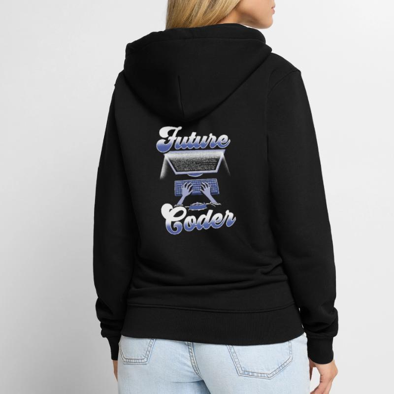 Codage du futur codeur de code Veste à capuche bio Premium Unisexe