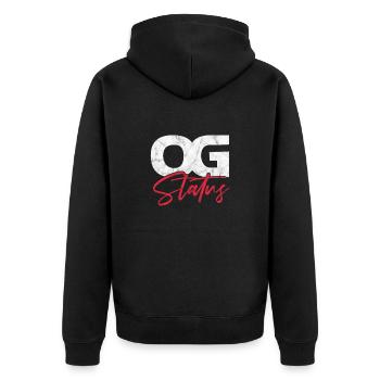 Hip-hop - Veste à capuche bio Premium Unisexe - noir - Dos - Nico (187cm)