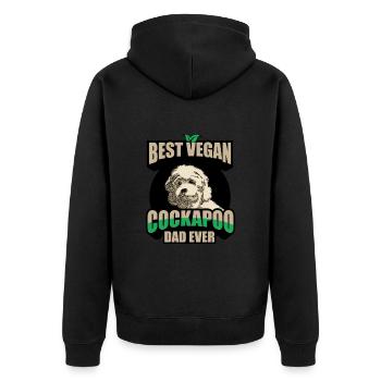 Cockapoo - Veste à capuche bio Premium Unisexe - noir - Dos - Nico (187cm)