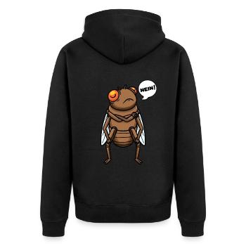 Cigale Insecte Têtu Pas d’entomologiste entomologiste - Veste à capuche bio Premium Unisexe - noir - Dos - Nico (187cm)