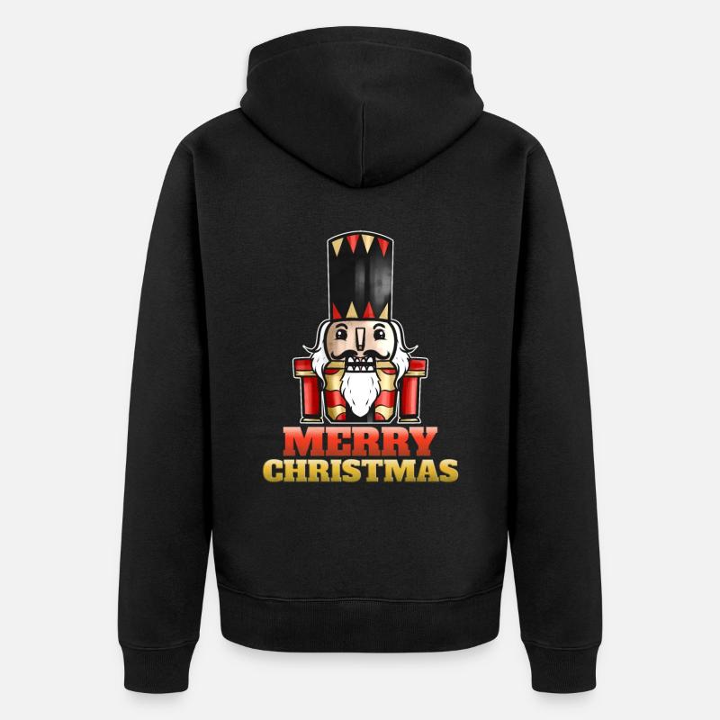 Casse-Noisette Joyeux Noël - Veste à capuche bio Premium Unisexe - noir
