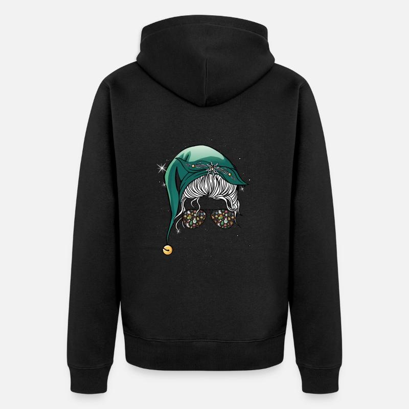 Joyeux Noël Mère beaux cadeaux - Veste à capuche bio Premium Unisexe - noir