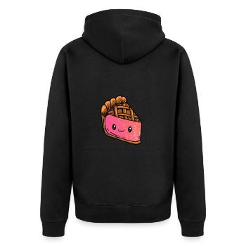 Thanksgiving mignon - Veste à capuche bio Premium Unisexe - noir - Dos - Nico (187cm)
