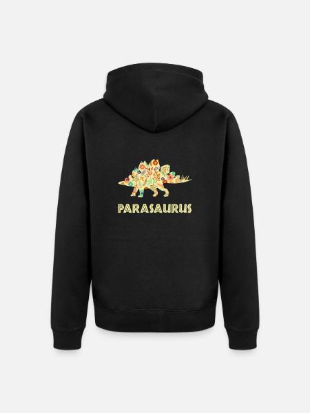 parasaurus, paraprofessional paraeducator - Unisex Premium Bio Zip Hoodie - Schwarz