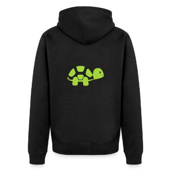 Tortue Tortue Sea Créatures marines Cadeau - Veste à capuche bio Premium Unisexe - noir - Dos - Nico (187cm)
