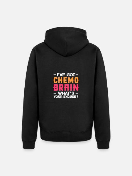 Cancer Sick Disease Fight Gift - Unisex Premium Organic Zip Hoodie - black