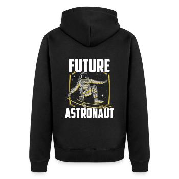 Futur astronaute Astronomy Rocket Astronomy Space - Veste à capuche bio Premium Unisexe - noir - Dos - Nico (187cm)