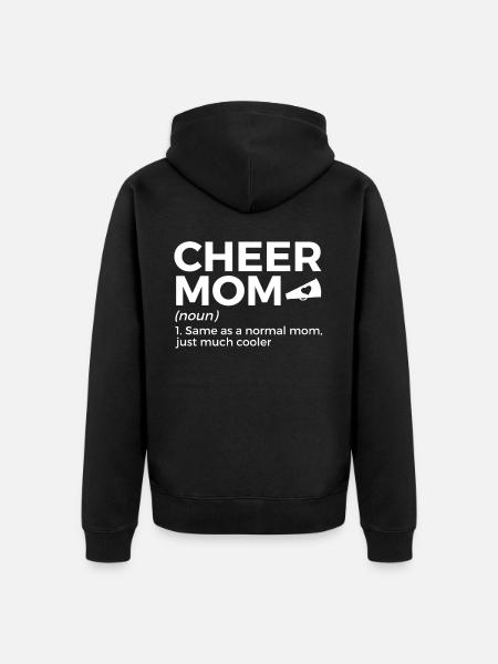 Cheerleader Cheerleading - Unisex Premium Organic Zip Hoodie - black