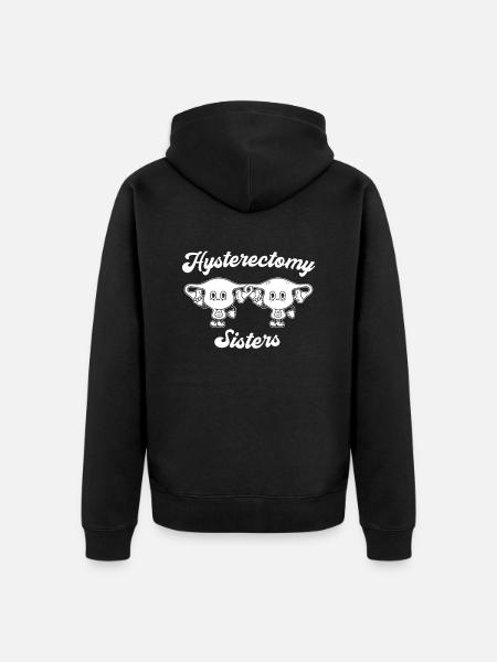 Hysterectomy - Unisex Premium Organic Zip Hoodie - black