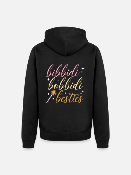 Bibbidi Bobbidi Beasts - Unisex Premium Organic Zip Hoodie - black
