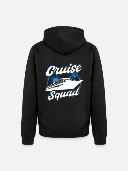 Cruise Squad Schiffreise - Unisex Premium Organic Zip Hoodie - black
