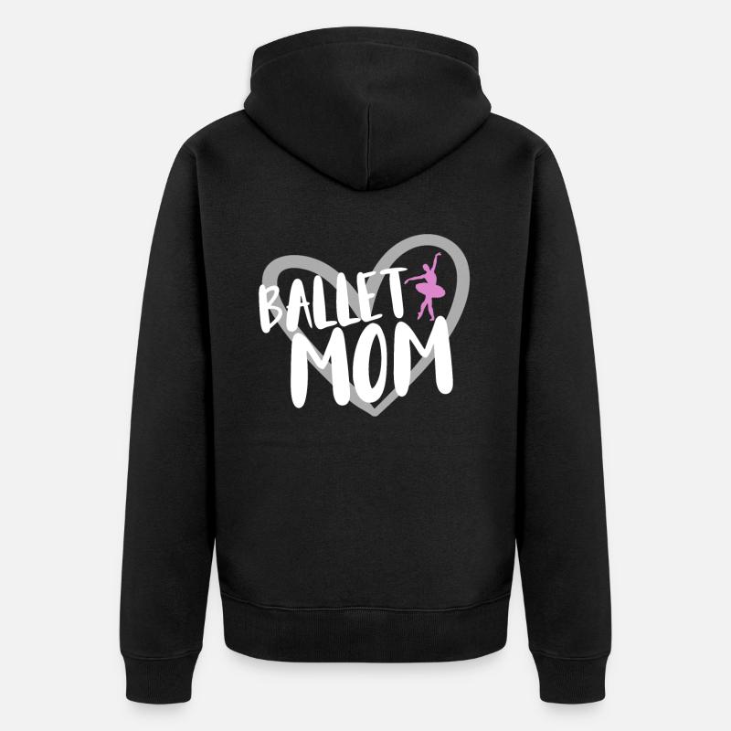 Danse classique - Veste à capuche bio Premium Unisexe - noir