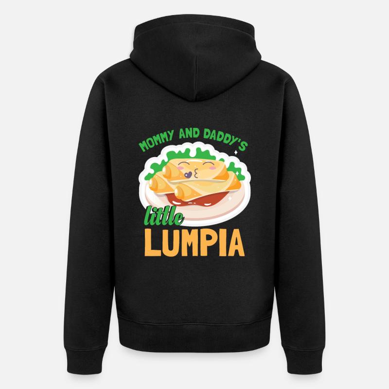 Little Lumpia Philippines - Veste à capuche bio Premium Unisexe - noir