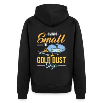 Drôles de panneurs d’or chercheurs d’or chercheurs d’or excavatrices - Veste à capuche bio Premium Unisexe - noir - Dos - Nico (187cm)