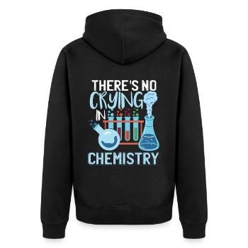 Drôle de professeur de chimie - Veste à capuche bio Premium Unisexe - noir - Dos - Nico (187cm)