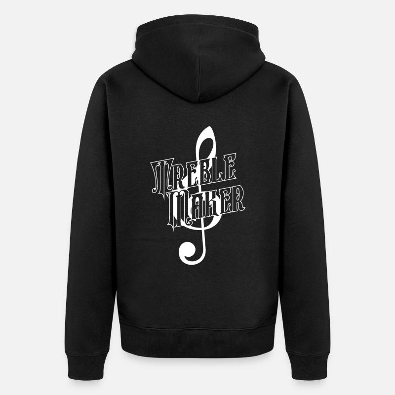 Treble Maker - Klavierspieler Pianiste - Veste à capuche bio Premium Unisexe - noir