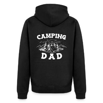 Camping Camping Camping-car - Veste à capuche bio Premium Unisexe - noir - Dos - Nico (187cm)