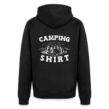 Camping Camping Camping-car - Veste à capuche bio Premium Unisexe - noir - Dos - Nico (187cm)