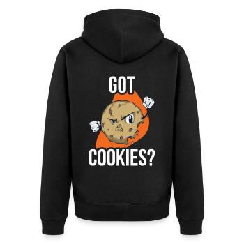 Got Cookies Cookie Gift - Veste à capuche bio Premium Unisexe - noir - Dos - Nico (187cm)