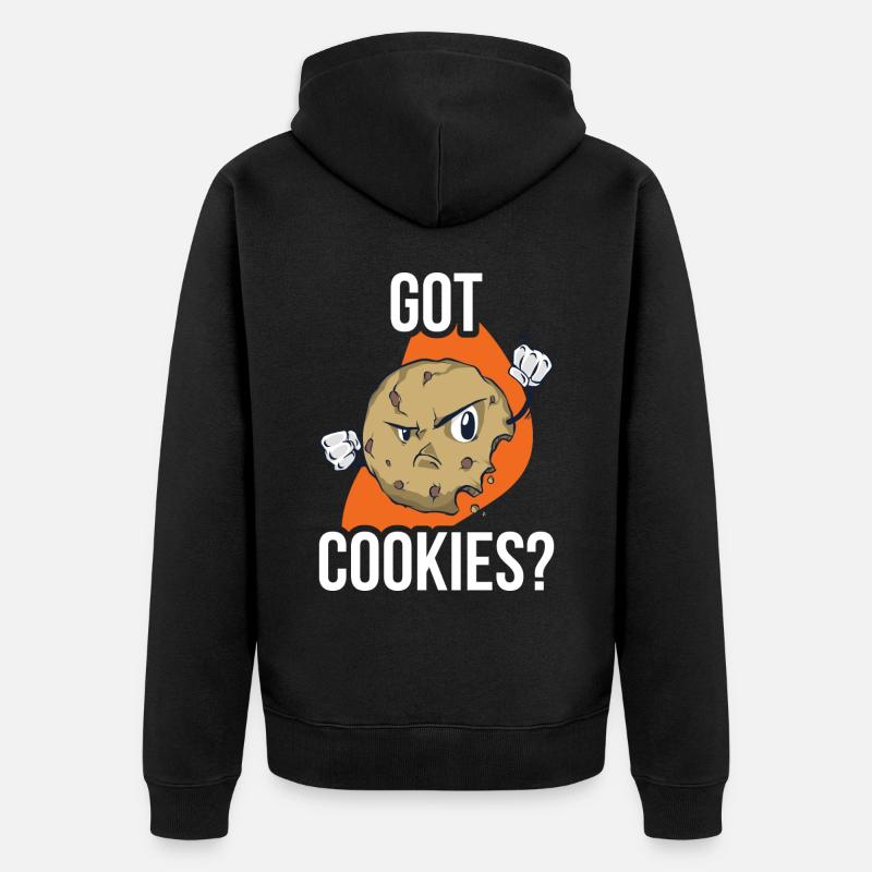 Got Cookies Cookie Gift - Veste à capuche bio Premium Unisexe - noir