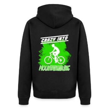 VTT VTT - Veste à capuche bio Premium Unisexe - noir - Dos - Nico (187cm)