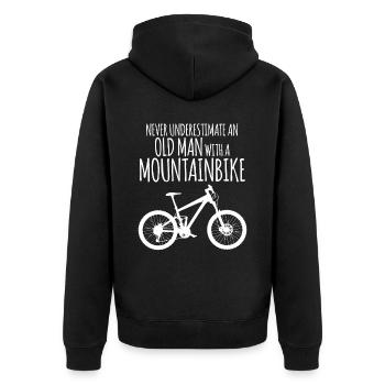 VTT VTT VTT VTT - Veste à capuche bio Premium Unisexe - noir - Dos - Nico (187cm)