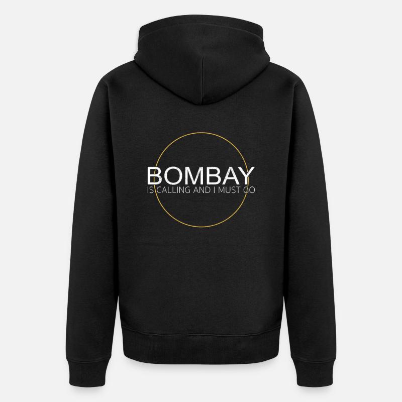 Dicton de Bombay - Veste à capuche bio Premium Unisexe - noir