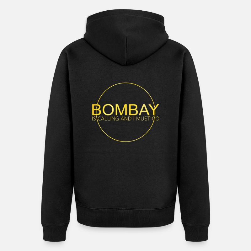 Dicton de Bombay - Veste à capuche bio Premium Unisexe - noir