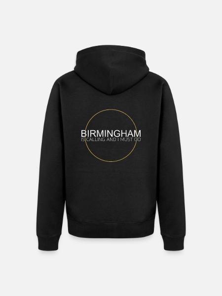 Birmingham Saying - Unisex Premium Organic Zip Hoodie - black