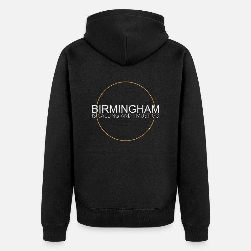 Birmingham Dicton - Veste à capuche bio Premium Unisexe - noir