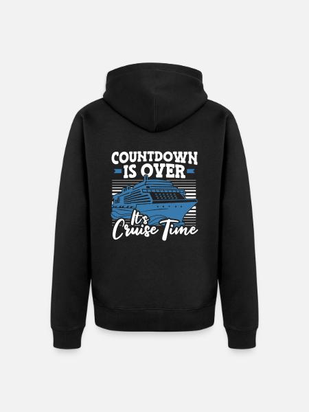 Sailing Sailor Sailboat Cruise - Unisex Premium Organic Zip Hoodie - black