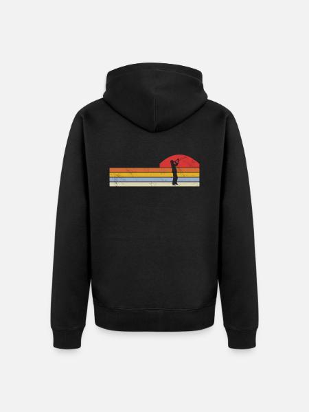 Posaune Musiker Blasmusik - Unisex Premium Bio Zip Hoodie - Schwarz