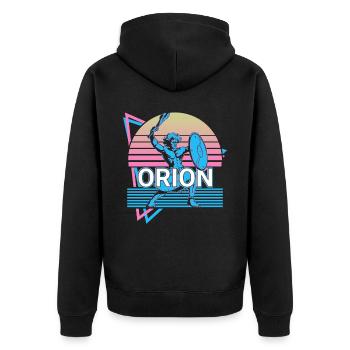 Chasseur de géants d’Orion Mythologie grecque antique Re - Veste à capuche bio Premium Unisexe - noir - Dos - Nico (187cm)