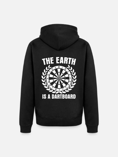 Darts Darts Player Dartboard Darts - Unisex Premium Organic Zip Hoodie - black