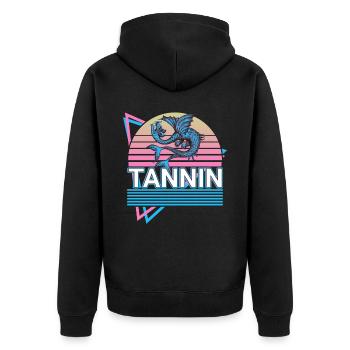 Tanin Tunnanu Créatures mythiques Mythologie juive Retr - Veste à capuche bio Premium Unisexe - noir - Dos - Nico (187cm)