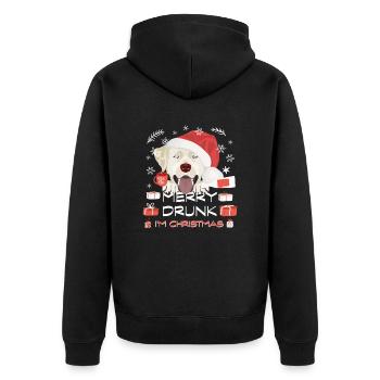 Marché de Noël du Labrador - Veste à capuche bio Premium Unisexe - noir - Dos - Nico (187cm)