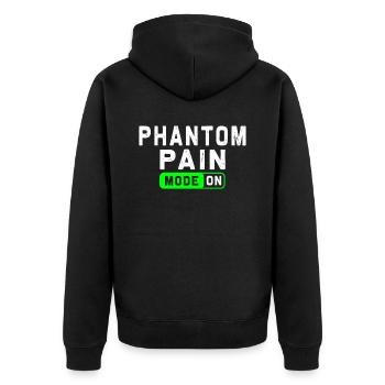 Chirurgie de prothèse d’humour amputée Amputation - Veste à capuche bio Premium Unisexe - noir - Dos - Nico (187cm)