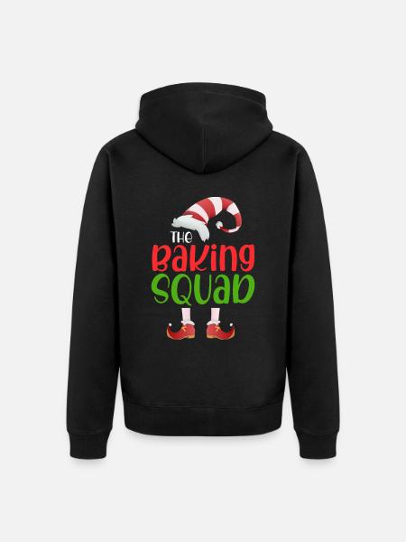 The Baking Squad - Unisex Premium Bio Zip Hoodie - Schwarz