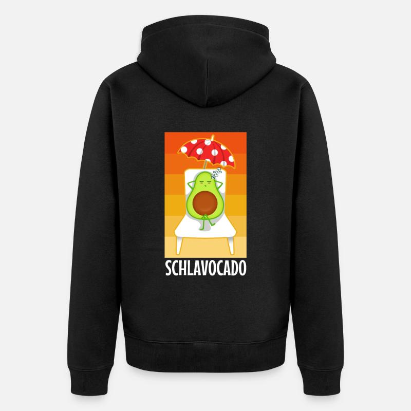 Schlavocado - Veste à capuche bio Premium Unisexe - noir