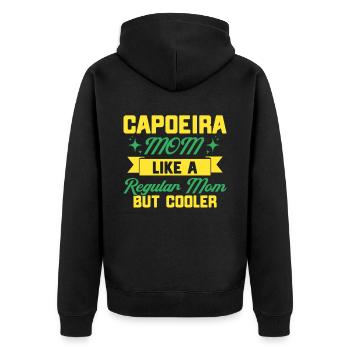 Capoeira Cadeau Brésil Arts Martiaux Capoeira - Veste à capuche bio Premium Unisexe - noir - Dos - Nico (187cm)