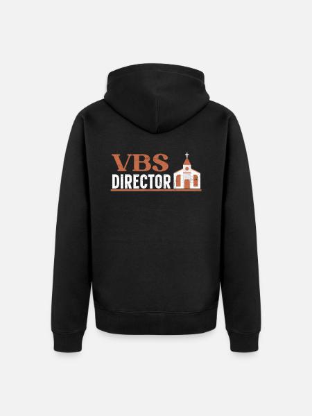 VBS-Direktor Ferienbibelschule Christ - Unisex Premium Bio Zip Hoodie - Schwarz