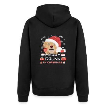 Marché de Noël Nova Scotia Retriever - Veste à capuche bio Premium Unisexe - noir - Dos - Nico (187cm)