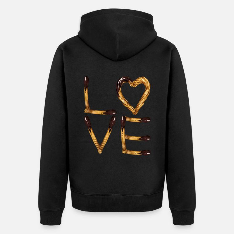 Churros - Veste à capuche bio Premium Unisexe - noir