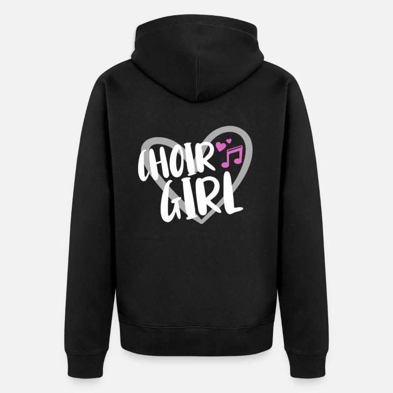Musiciens de chœur - Veste à capuche bio Premium Unisexe - noir