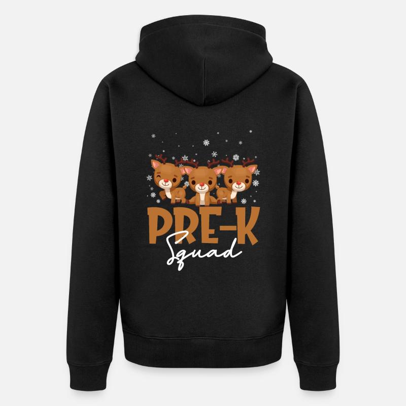 Pre-Squad - Unisex Premium Bio Zip Hoodie - Schwarz