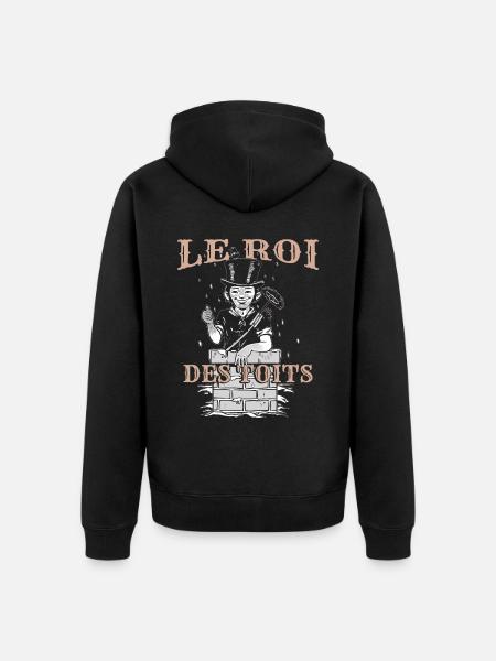 Ramoneur Cheminée - Veste à capuche bio Premium Unisexe - noir