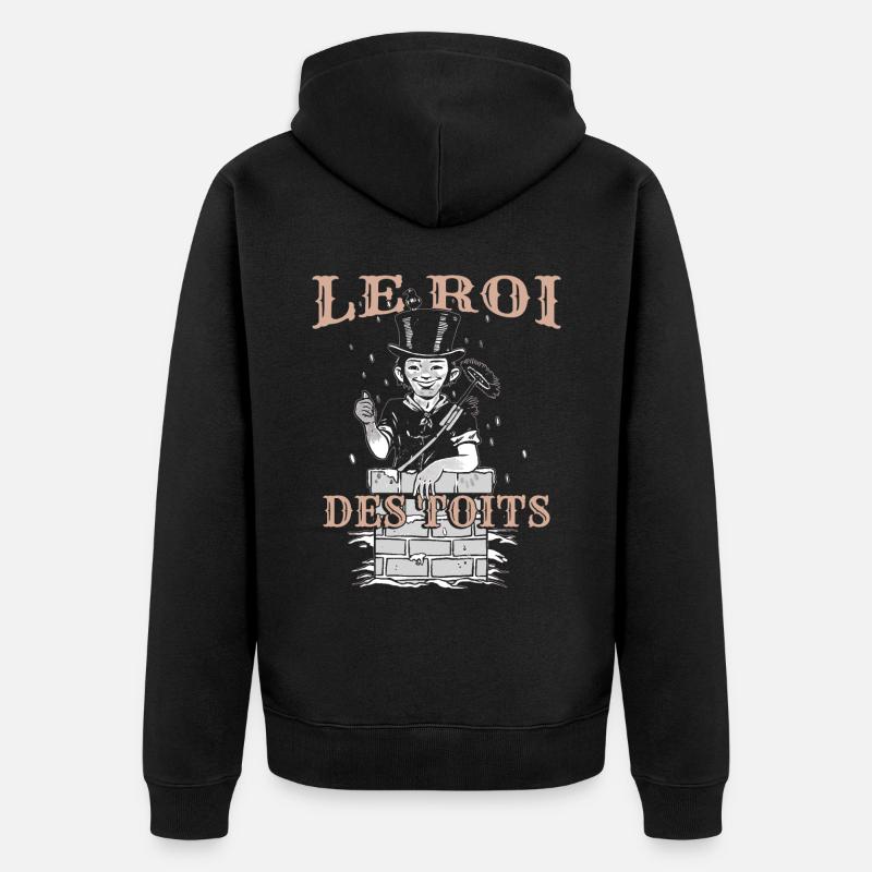 Ramoneur Cheminée - Veste à capuche bio Premium Unisexe - noir